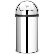 Brabantia Push Bin XXL nyomófedeles szemetes - rozsdamentes acél, fényes 60L szemetes