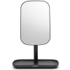 Brabantia ReNew Mirror with Storage Tray álló piperetükör alsó kozmetikai tálcával szilikon betéttel 360°-ban állítható üveg tükörrel sötét szürke - 280702