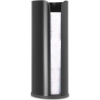 Brabantia ReNew tartalék WC-papír tartó 3 háztartási tekercshez, szabadon álló, acél, matt fekete - 280504 (920021661)