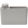 Brabantia SinkSide Sink Organiser Set mosogatórendszerező pumpás folyékonyszappan-adagolóval (200ml), 190x115x85mm, műanyag, középszürke - 302800