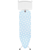 Brabantia Solid Steam Unit Holder vasalódeszka 1240x380mm - B méret, fix vasalótálca gőzállomásokhoz, D=22mm fehér váz, PerfectFlow friss fuvallat huzat - 244100