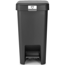 Brabantia StepUp műanyag pedálos szemetes - sötét szürke 10L szemetes