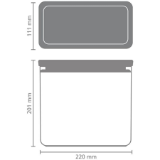 Brabantia Tasty+ Stohovatelná dóza 5,4 l Light Grey papírárú, csomagoló és tárolóeszköz