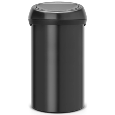 Brabantia Touch Bin New XXL acél nyomófedeles szemetes - matt fekete 60L szemetes