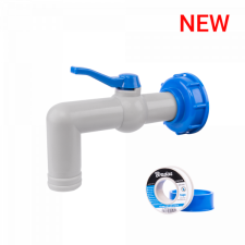 Bradas BRADAS IBC CSATLAKOZÓ KÉSZLET 90°-OS CSAPPAL 1″ öntözéstechnikai alkatrész