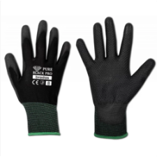 Bradas Kesztyű RWPBCP8 PURE BLACK PRO polyuretan 8" (438106 - RWPBCP8) védőkesztyű