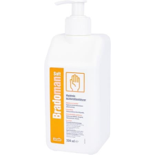 Brado Kézfertőtlenítő szer, higiénés, pumpás, 500 ml, BRADOMAN "Soft" tisztító- és takarítószer, higiénia