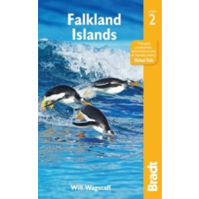 Bradt Travel Guides Falkland Islands útikönyv, Falkland-szigetek útikönyv Bradt 2018 angol térkép
