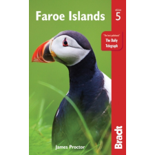 Bradt Travel Guides Faroe Islands Feröer-szigetek útikönyv Bradt 2019 - angol térkép