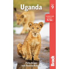 Bradt Travel Guides Uganda útikönyv Bradt 2019 - angol térkép