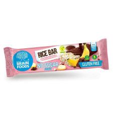 Brain Foods puffasztott rizsszelet étcsokoládéval banános 18 g vitamin és táplálékkiegészítő