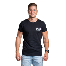 BrainMax Férfi BrainMax Lauf póló, fekete Méret: L férfi póló