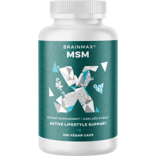 BrainMax MSM, 800mg, 200 Növényi kapszula vitamin és táplálékkiegészítő