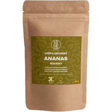 BrainMax Pure Liofilizált ananász - darab, 45 g reform élelmiszer