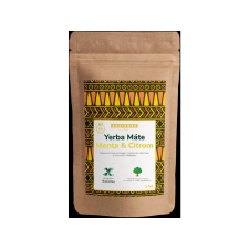 BrainMax Pure Organic Yerba Maté - menta és citrom, 1000 g reform élelmiszer