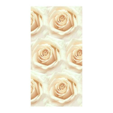 Braun Asztalterítő 1,2x1,8 m papír damaszt dombornyomású Fehér rózsa lakástextília