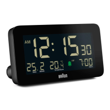 Braun BC10 DCF-B Ébresztőóra - Fekete ébresztőóra