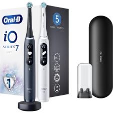 Braun Oral-B iO7 Duo elektromos fogkefe fekete-fehér (4210201363040) (4210201363040) elektromos fogkefe