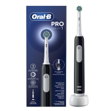 Braun Oral-B Pro1 felnőtt elektromos fogkefe, fekete elektromos fogkefe