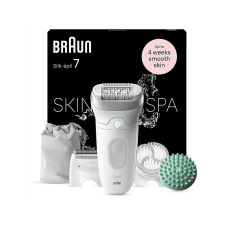 Braun Silk·épil 7 SkinSpa Wet & Dry Epilátor, Ezüst epilátor