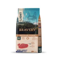Bravery Grain Free Adult Mini Light Iberian Pork 7 kg kutyaeledel