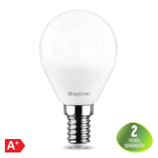 Braytron Led lámpa gömb 5W P45 E14 természetes fehér Braytron izzó
