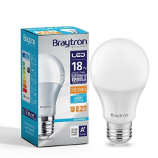 Braytron Led lámpa körte E-27 18W A80 hideg fehér 1600lm Braytron izzó