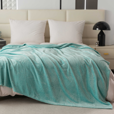 BREEZE mentol mikroplüss pléd mintával Méret: 200 x 220 cm lakástextília