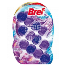BREF Bref Brilliant Gél 3x42 g Magic Breeze (purple) tisztító- és takarítószer, higiénia