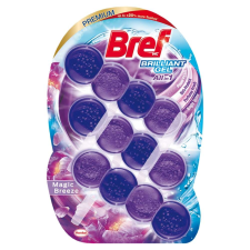 BREF Brilliant Gel WC frissítő Magic Breeze (3×42g) tisztító- és takarítószer, higiénia