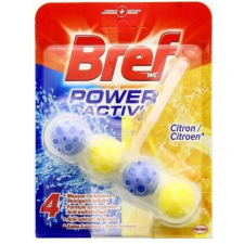 Bref Power Active WC Felakasztó Citrom - Hatékony tisztítószer erősített hatással, 50g tisztító- és takarítószer, higiénia