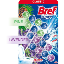 BREF Power Aktiv Pine & Lavender 4× 50 g tisztító- és takarítószer, higiénia