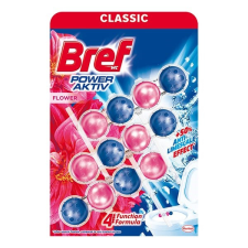 BREF Toalett illatosító golyó BREF Power Aktiv Fresh Flower 3x50g tisztító- és takarítószer, higiénia