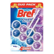 BREF Toalett illatosító golyó BREF Power Aktiv Lavender 2x50g tisztító- és takarítószer, higiénia