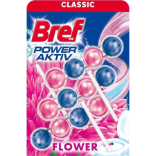 BREF Wc illatosító golyós 3 x 50 g bref power aktiv fresh flower tisztító- és takarítószer, higiénia
