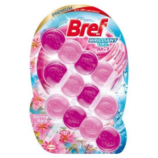 BREF WC-tisztítógél, 3x42 g, BREF "Brilliant gél", Spring Rain tisztító- és takarítószer, higiénia