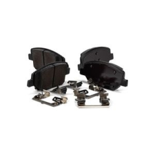 BREMBO fékbetét készlet akusztikus kopásjelzéssel,tartozékokkal,142mm,csikorgásgátló lemezzel,elsőtengely fékbetét