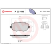 BREMBO fékbetétkészlet, tárcsafék BREMBO P 23 095