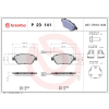 BREMBO fékbetétkészlet, tárcsafék BREMBO P 23 141