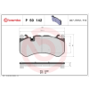 BREMBO fékbetétkészlet, tárcsafék BREMBO P 50 142