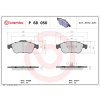 BREMBO fékbetétkészlet, tárcsafék BREMBO P 68 050