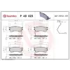 BREMBO fékbetétkészlet, tárcsafék P 49 023