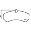 BREMBO fékbetétkészlet, tárcsafék P 50 150