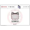 BREMBO fékbetétkészlet, tárcsafék P 59 014