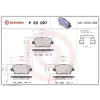 BREMBO fékbetétkészlet, tárcsafék P 59 097