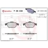 BREMBO fékbetétkészlet, tárcsafék P 68 030