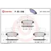 BREMBO fékbetétkészlet, tárcsafék P 83 056