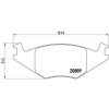 BREMBO fékbetétkészlet, tárcsafék P 85 019