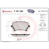 BREMBO fékbetétkészlet, tárcsafék P 85 064
