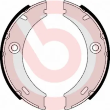 BREMBO fékpofakészlet, rögzítőfék S 50 513 autóalkatrész